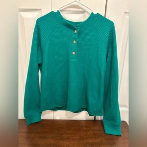 COPY - Old Navy Hot Pink Waffle Knit long sleeve sweater size Medium